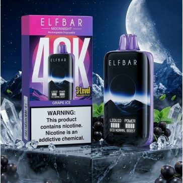 Elf Bar Moonnight 40K - Grape Ice 5%