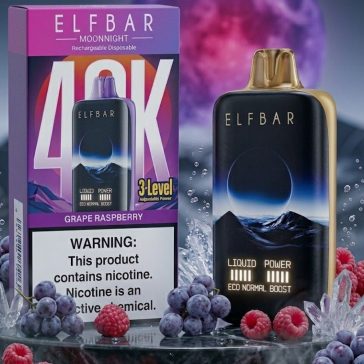 Elf Bar Moonnight 40K - Grape Raspberry 5%