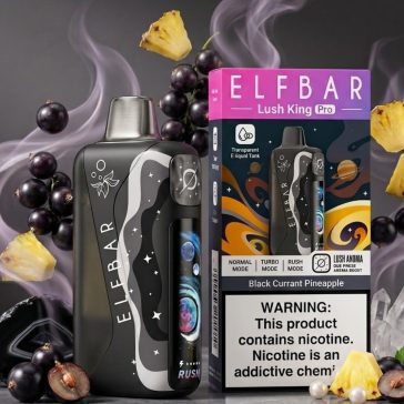 ElfBar Lush King Pro 40K - Black Currant Pineapple 5%